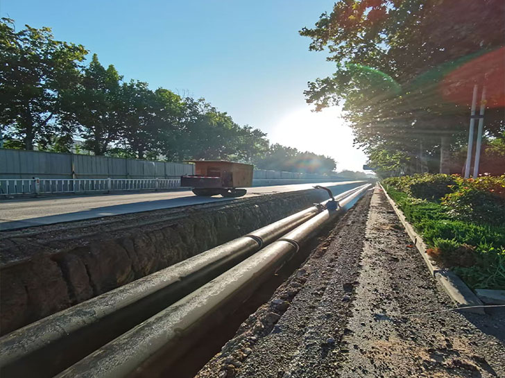 热力管道安装 地埋管焊接